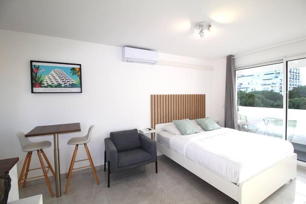 Апартаменты ! Le Beaulieu ! Clim, Terrasse, Central, Plage Ла-Гранд-Мот Экстерьер фото